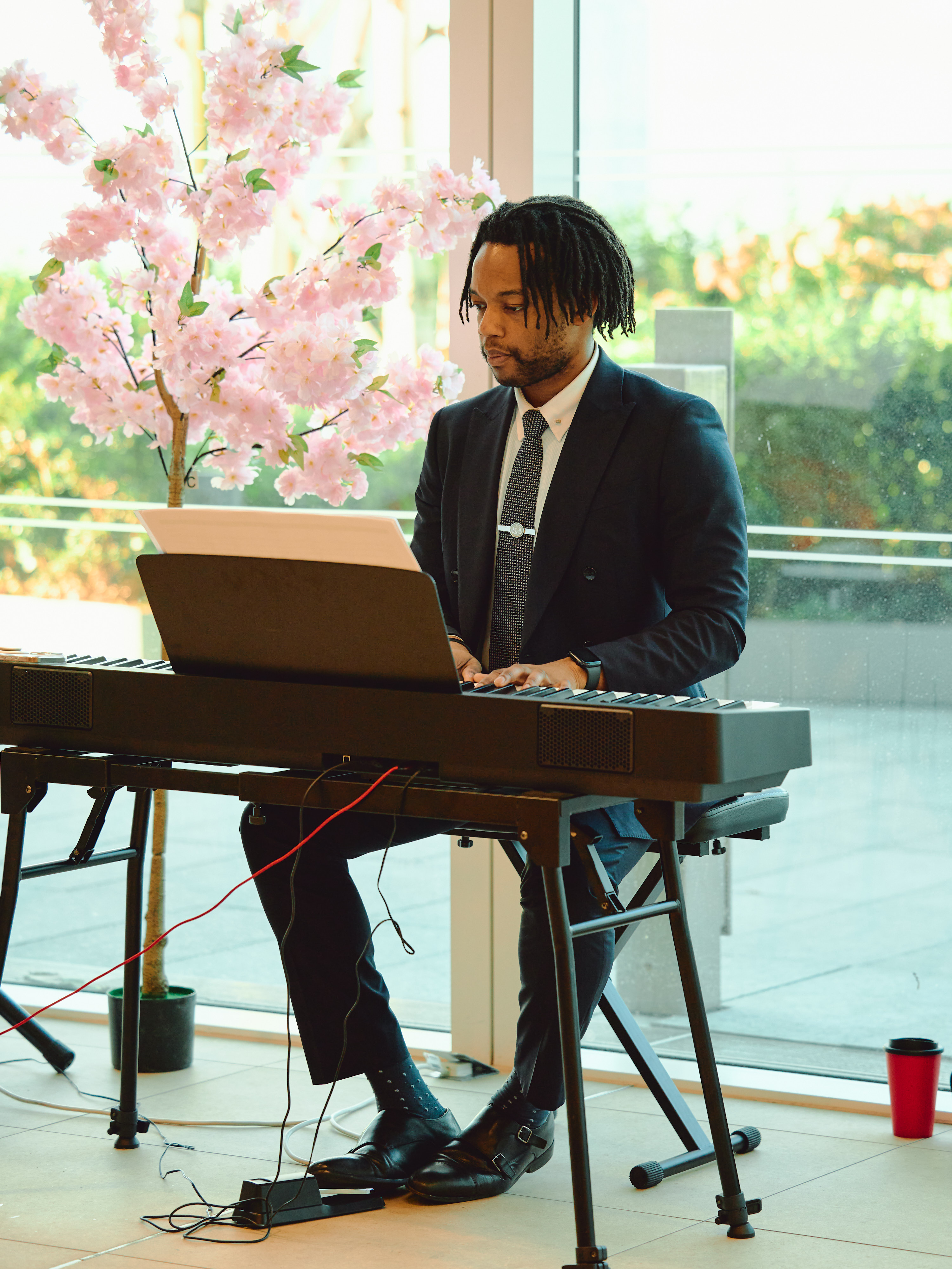 Dorothé Blake performing at MUFG event